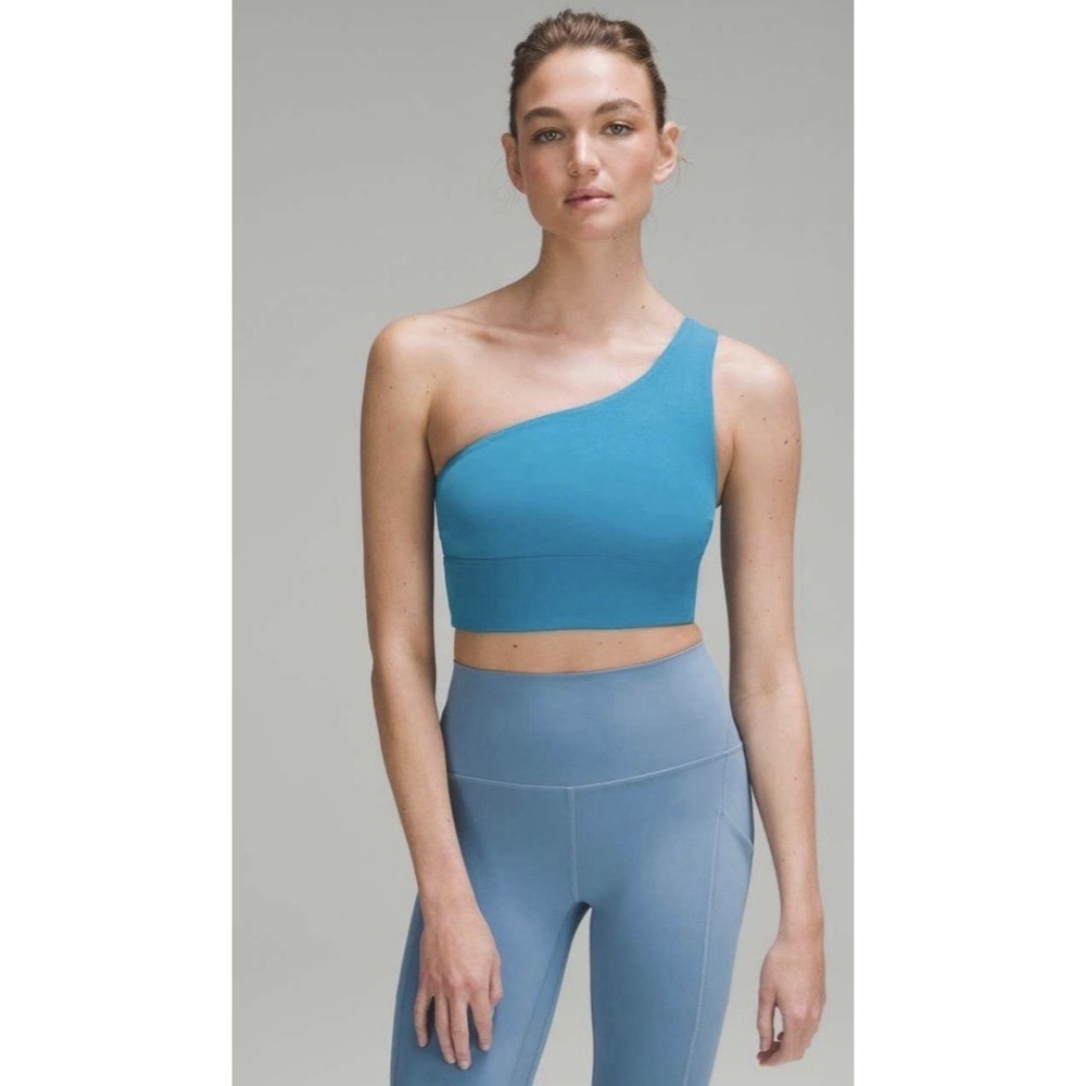 Lululemon Align Asymmetrical Bra Hawaiian Blue Size 14 NWT